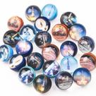 Sistema solar Bouncy Balls Ecoofor Space Station 32 mm 24 unidades