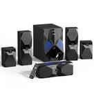 Sistema Surround Bobtot 5.1/2.1 canais 1000W com 5 alto-falantes com fio