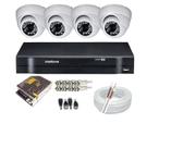Sistema Vigilância 4 Câmera Dome Digital Hd Dvr Intelbras Sistema Vigilância 4 Câmera Dome Digital Hd Dvr Intelbras