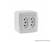 Sistema X Ilumi D.Face Br 2 Tom Sob 10A 250V 84120 Sistema X Ilumi D.Face Br 2 Tom Sob 10A 250V 84120