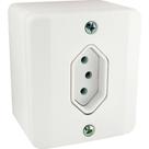 Sistema X Radial Branco 1Tomada 10A C/Caixa 1902113 Sistema X Radial Branco 1Tomada 10A C/Caixa 1902113