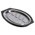 Sizzling Steak Server Nordic Ware 365 prateado para uso interno/externo