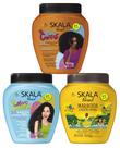 SKALA Mais Cachos, Crespos e Maracujá Creme 2 em 1 (Kit com 3 unidades) - 3 kg