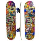 Skate Board Infantil Funs Para Iniciante Esporte Suporta Até 50Kg 11172 Skate Board Infantil Funs Para Iniciante Esporte Suporta Até 50Kg 11172