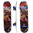 Skate Board Infantil Funs Para Iniciante Esporte Suporta Até 50Kg 11172 Skate Board Infantil Funs Para Iniciante Esporte Suporta Até 50Kg 11172