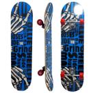 Skate Board Infantil Funs Para Iniciante Esporte Suporta Até 50Kg 11172
