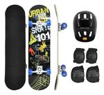 Skate Com Acessorios De Proteção Dm Radical Skate Com Acessorios De Proteção Dm Radical