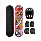 Skate com acessórios dm radical
