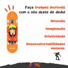 Skate de dedo com rolamento fingerboard brinquedo infantil