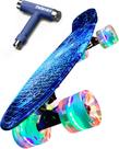Skate Deleven 22 com rodas de LED, ferramenta de skate, ABEC 7