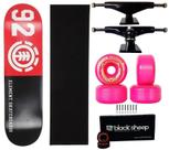Skate Element Maple Montado Profissional 8.0 Roda 55 Abec 15