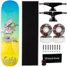 Skate Face Maple Montado Peças Profissionais Next 53 Abec 15 Cor:Amarelo+Vermelho Skate Face Maple Montado Peças Profissionais Next 53 Abec 15 Cor:Amarelo+Vermelho
