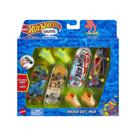 Skate Fingerboards Hot Wheels Skate 4 com 2 pares de sapatos
