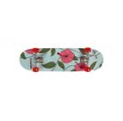 Skate Floral Alumínio Rodas Em Gel 79x20cm Mor