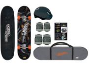 Skate Hot Wheels Fun com Kit de Proteção Skate Hot Wheels Fun com Kit de Proteção