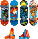 Skate Hot Wheels Skate Tony Hawk Fingerboard com tênis de skate