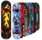 Skate Infantil de Madeira Irado Criança Inciante Tamanho Médio 60cm Até 40kg Sortido Kizumba Skate Infantil de Madeira Irado Criança Inciante Tamanho Médio 60cm Até 40kg Sortido Kizumba