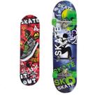 Skate Infantil Estampado 43cm 79cm c Lixa Meninos Brinquedo
