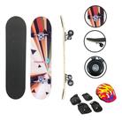 Skate Infantil Iniciante Montado C/ Kit De Proteção Completo