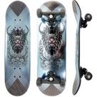Skate Infantil Radical Estampa Both Sides Leão Metalico - Dm Toys DMR7235