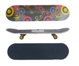 Skate Iniciante em Madeira 7 Lâminas Com Lixa Montado Skate Iniciante em Madeira 7 Lâminas Com Lixa Montado