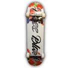 Skate montado miss black red bones
