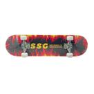Skate Para iniciantes Até 50kg Rodas Macias 53mm Abec-7 Seething Cores