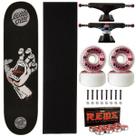 Skate Santa Cruz Montado 8.0 Profissional Moska 60 Red Bones Cor:PretoTamanho:ÚnicoGênero:Homem