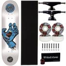 Skate Santa Cruz Profissional Powerlyte Fiberglass Next 53mm Cor:Branco+VermelhoTamanho:ÚnicoGênero:Homem