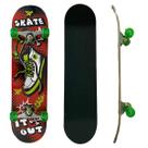 Skate Semi Profissional Estampado DM Radical Montado Completo Até 70 Kg DMR6254