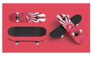 Skate Semi Profissional Unitoys Bandeira Truck Rolamento Abec 5