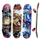 Skate Semiprofissional Completo Com Lixa Reforçado Até 70kg