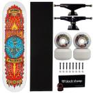 Skate Wood Light 8.2 Fiberglass Profissional Monster Next Ws Cor:Vermelho