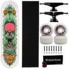 Skate Wood Light 8.5 Fiberglass Caveira Vertical Black Sheep Cor:Vermelho