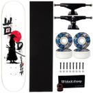 Skate Wood Light Fiberglass Montado 8.0 Ronin Peças Pro Next Cor:Azul