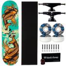 Skate Wood Light Maple Montado 8.2 Next 53mm Abec 15 Black Cor:Verde+AzulTamanho:ÚnicoGênero:Homem