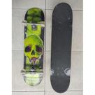 Skateboard Semi-pro Rodas PU - CAVEIRA VERDE