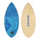 Skimboard iBoard Skipper 91 cm de madeira azul de alto brilho