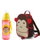 Skip Hop Mochila Infantil Macaco e Garrafinha