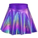 Skort Gnainach Girls Shiny Purple Tamanho 3T-4T para Halloween Skort Gnainach Girls Shiny Purple Tamanho 3T-4T para Halloween
