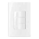 Sleek Interruptor 3 Teclas Paralelos 10a