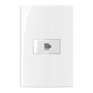 Sleek Tomada para Telefone Padrão Americano Rj11 4 Fios Sleek Tomada para Telefone Padrão Americano Rj11 4 Fios
