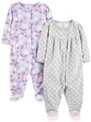 Sleep and Play Simple Joys da Carter's Baby Girls, pacote com 2 unidades
