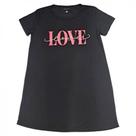 Sleepshirt m/c, em malha poliester com viscose, ref k438 love m