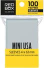 Sleeves Mini USA (41x63mm) Redbox Sleeves Mini USA (41x63mm) Redbox