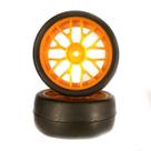 Slicks C/Roda St/Bbs Laranja Dbx (Par S047 Sintec R/C