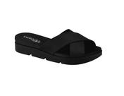 Slide Beira Rio Feminino Nude e Preto Ref:8387.501 Slide Beira Rio Feminino Nude e Preto Ref:8387.501