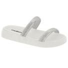 Slide Moleca Canoa Sandália Conforto Feminina 5507.101 Cor:Branco offTamanho:37
