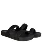 Slide Zaxy Bestie Preto com Brilho Fivelas