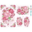 Slim Paper Decoupage Lili Negrão 33,8 x 47,3 cm - SPL1-006 Peônias